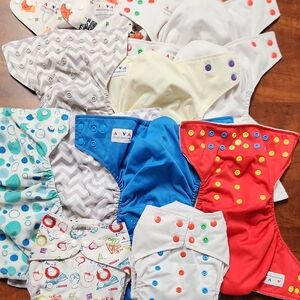 Vibrant Diaper Covers Set by Avya